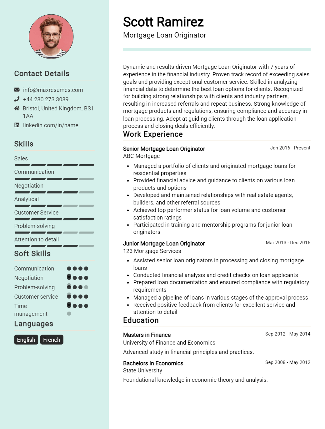 mortgage-loan-originator-resume-sample
