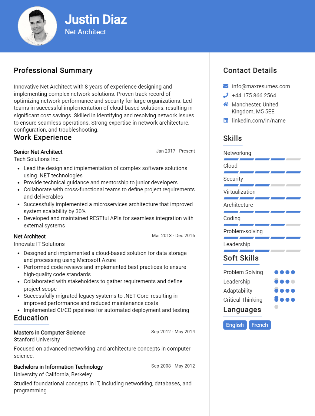 net-architect-resume-sample