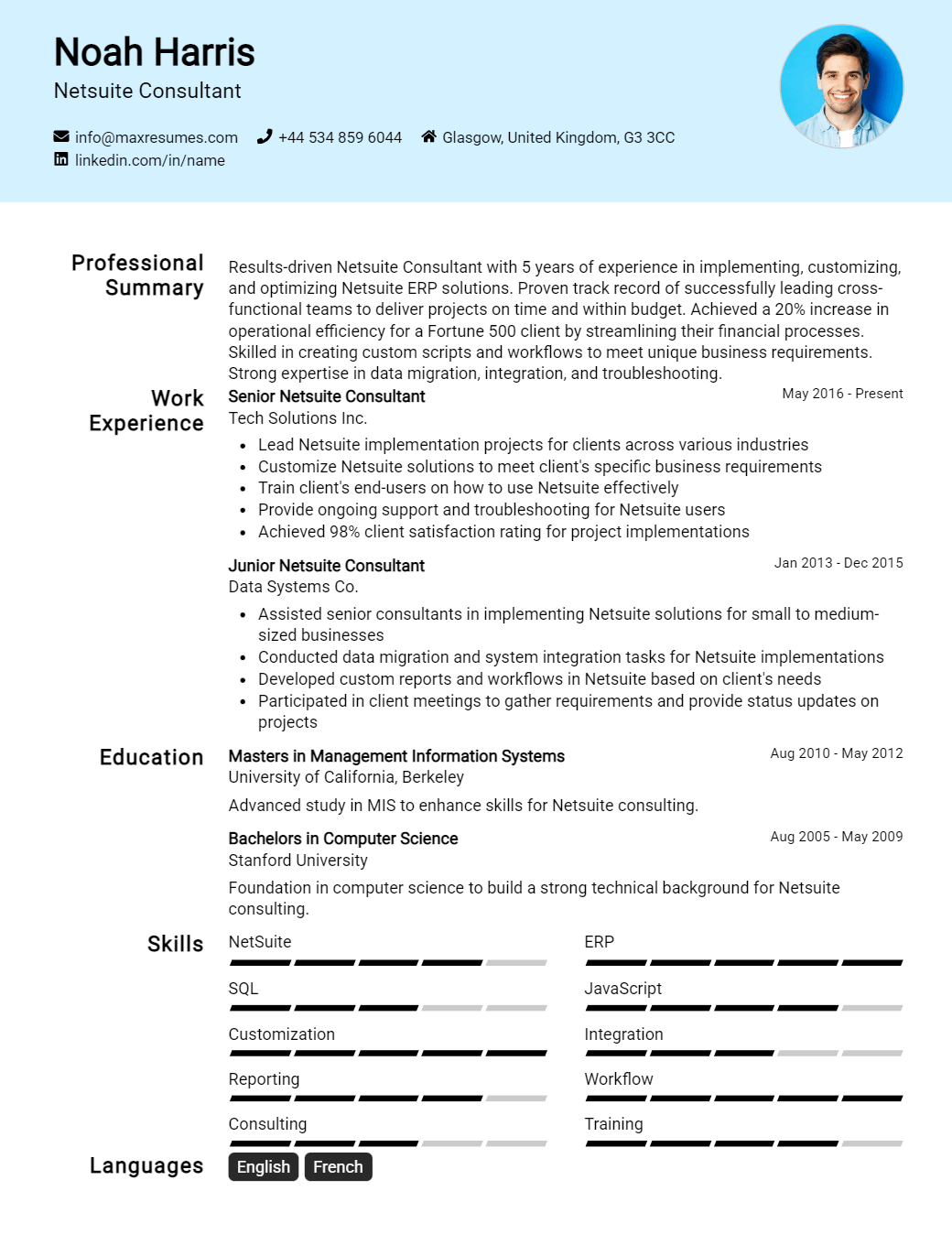 netsuite-consultant-resume-sample