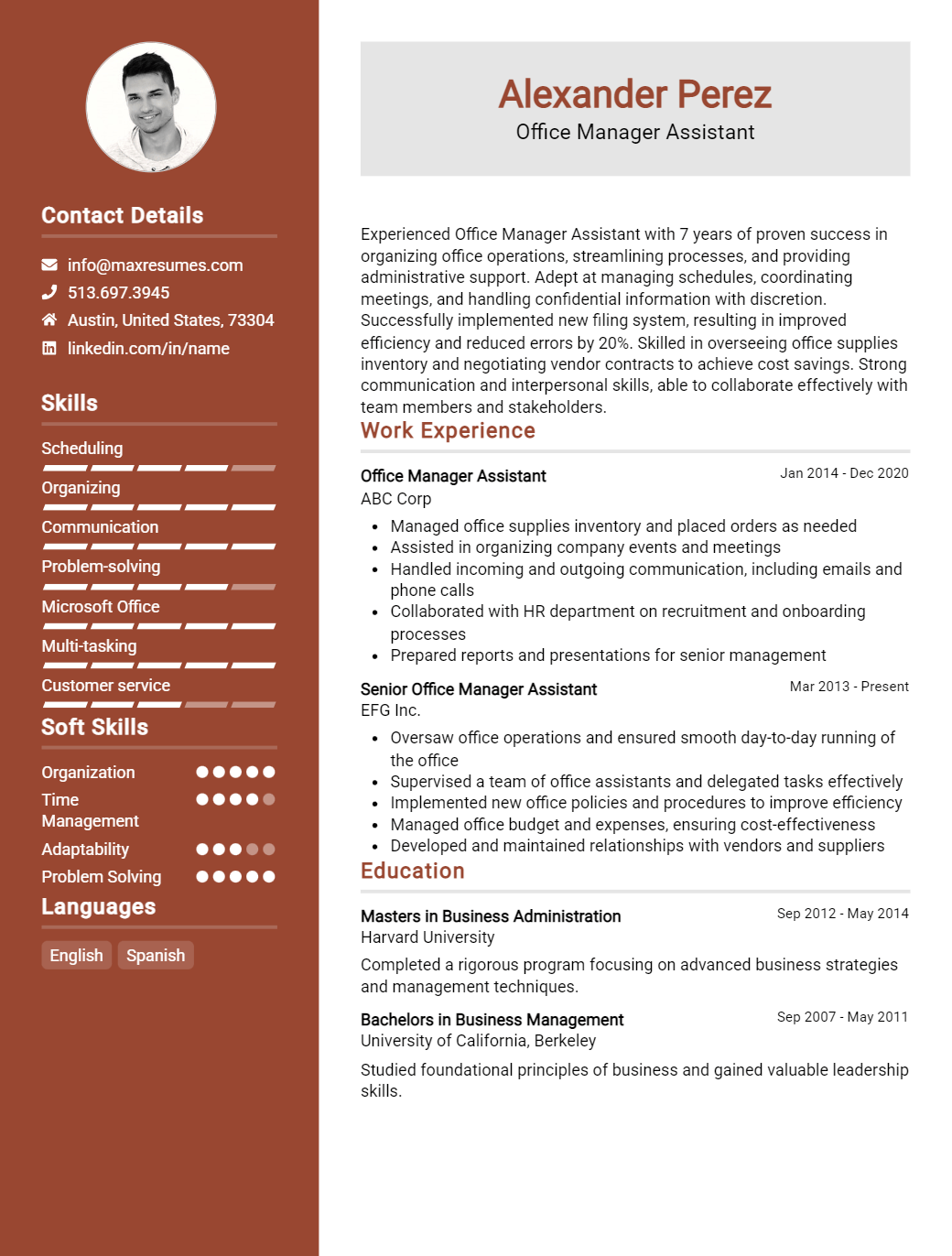 office-manager-assistant-resume-sample