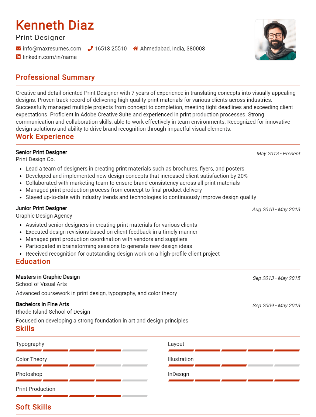 print-designer-resume-sample