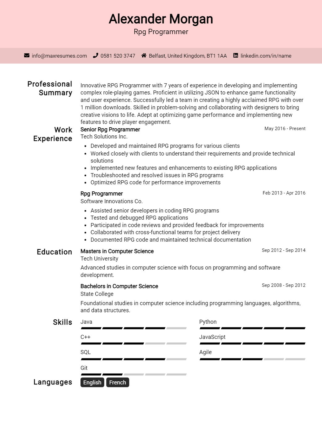 rpg-programmer-resume-sample