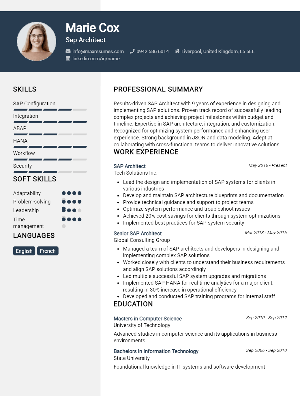 sap-architect-resume-sample
