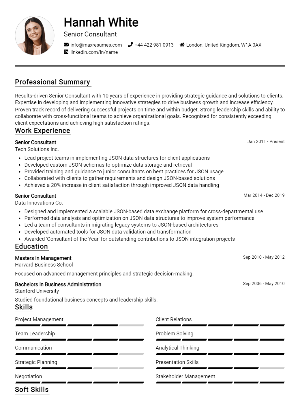 senior-consultant-resume-sample