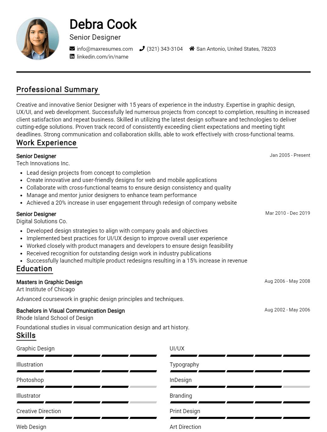 senior-designer-resume-sample