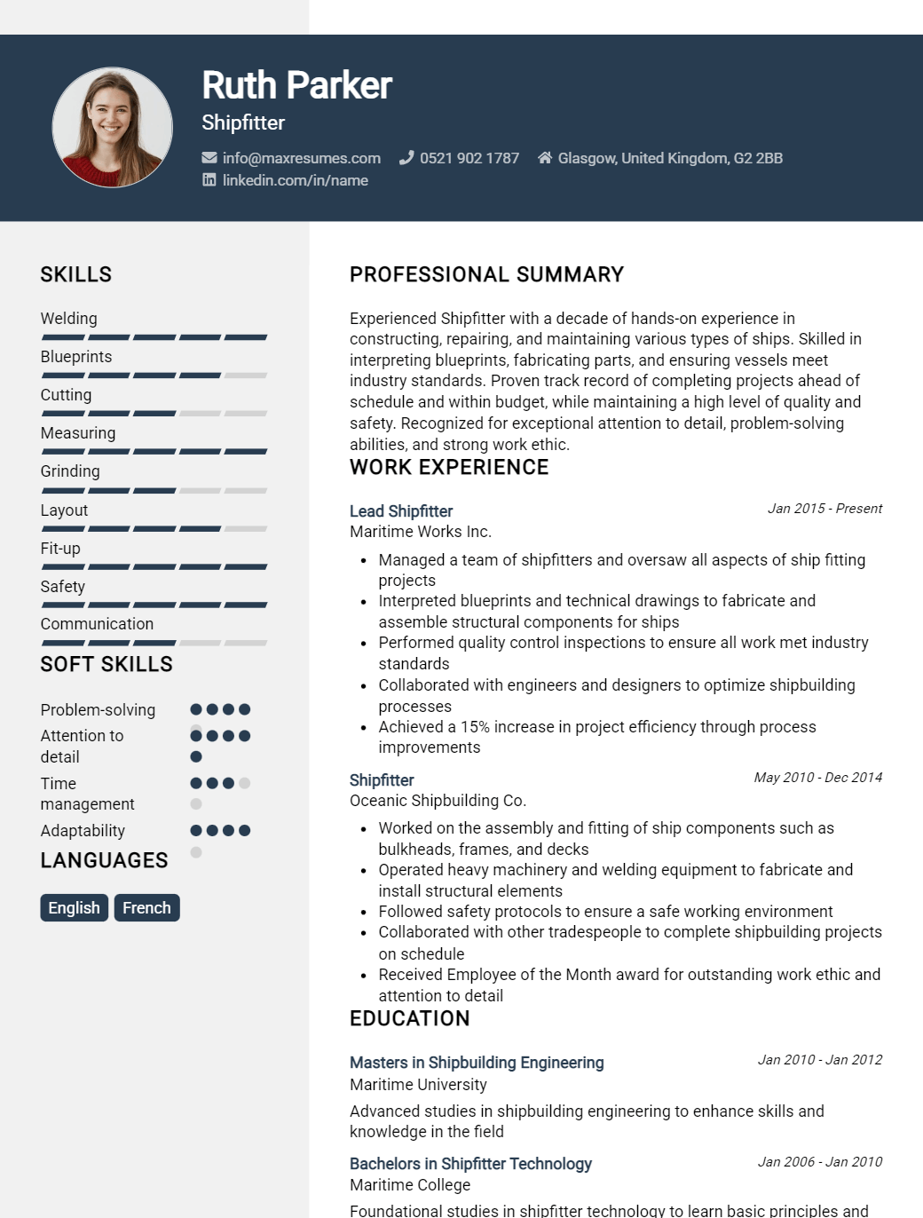 shipfitter-resume-sample