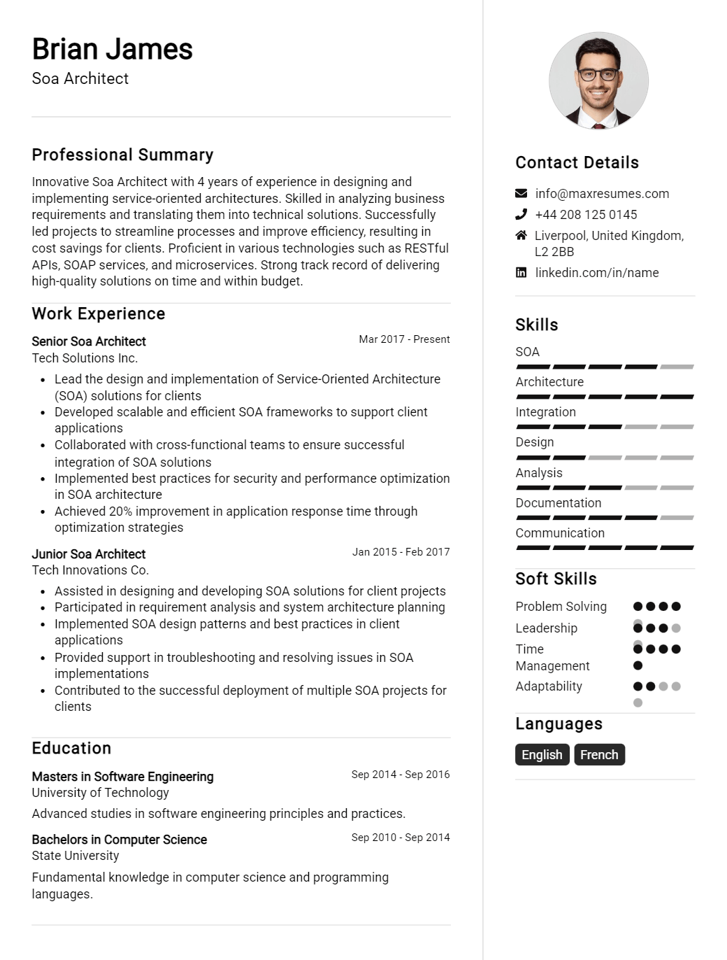 soa-architect-resume-sample