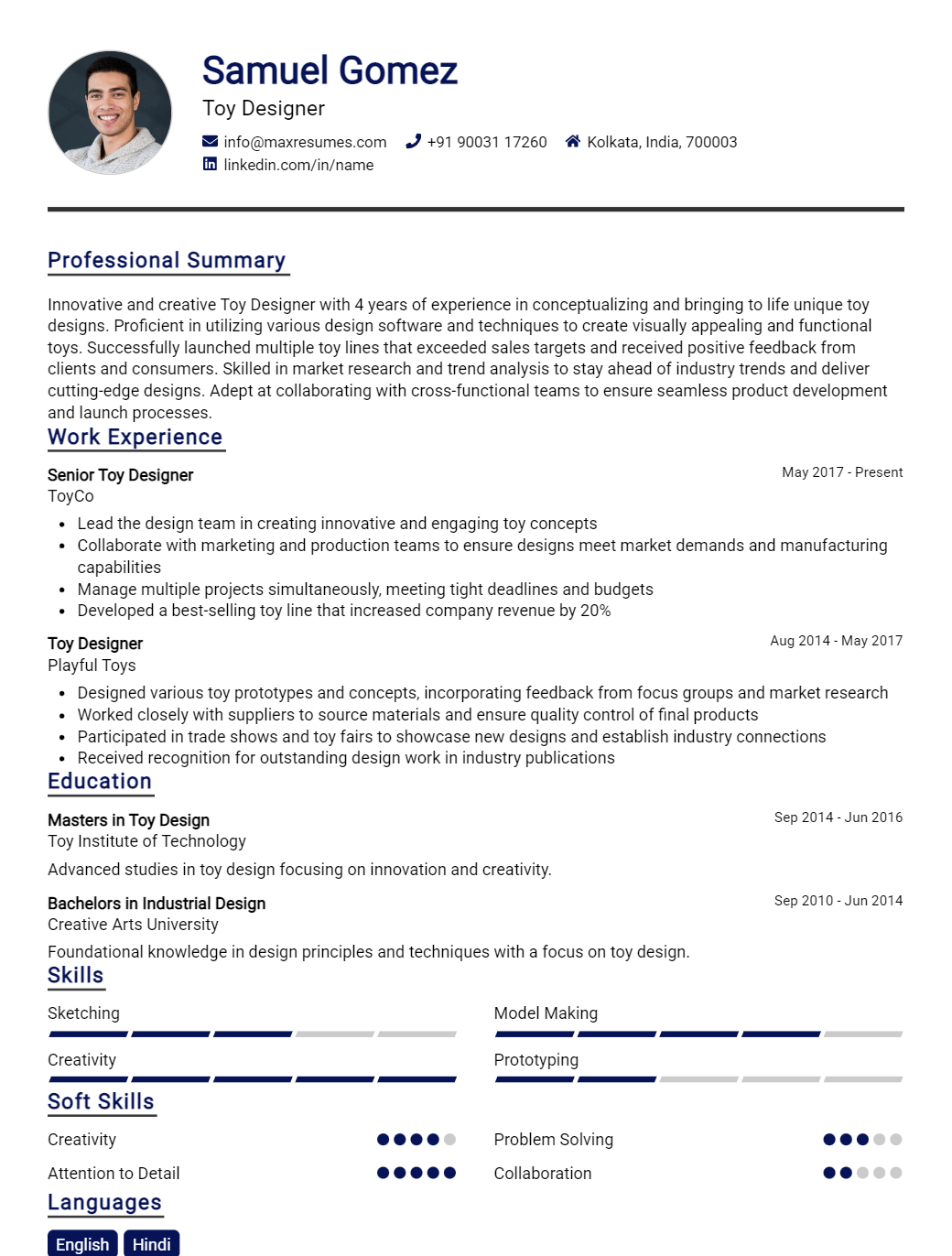 toy-designer-resume-sample