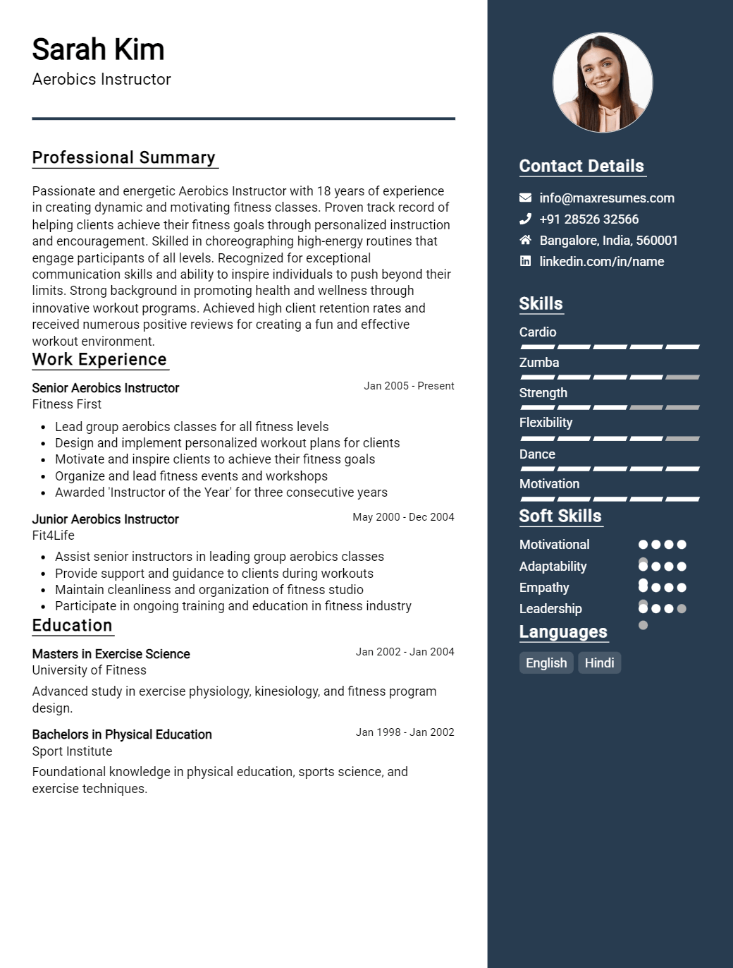 aerobics-instructor-resume-sample