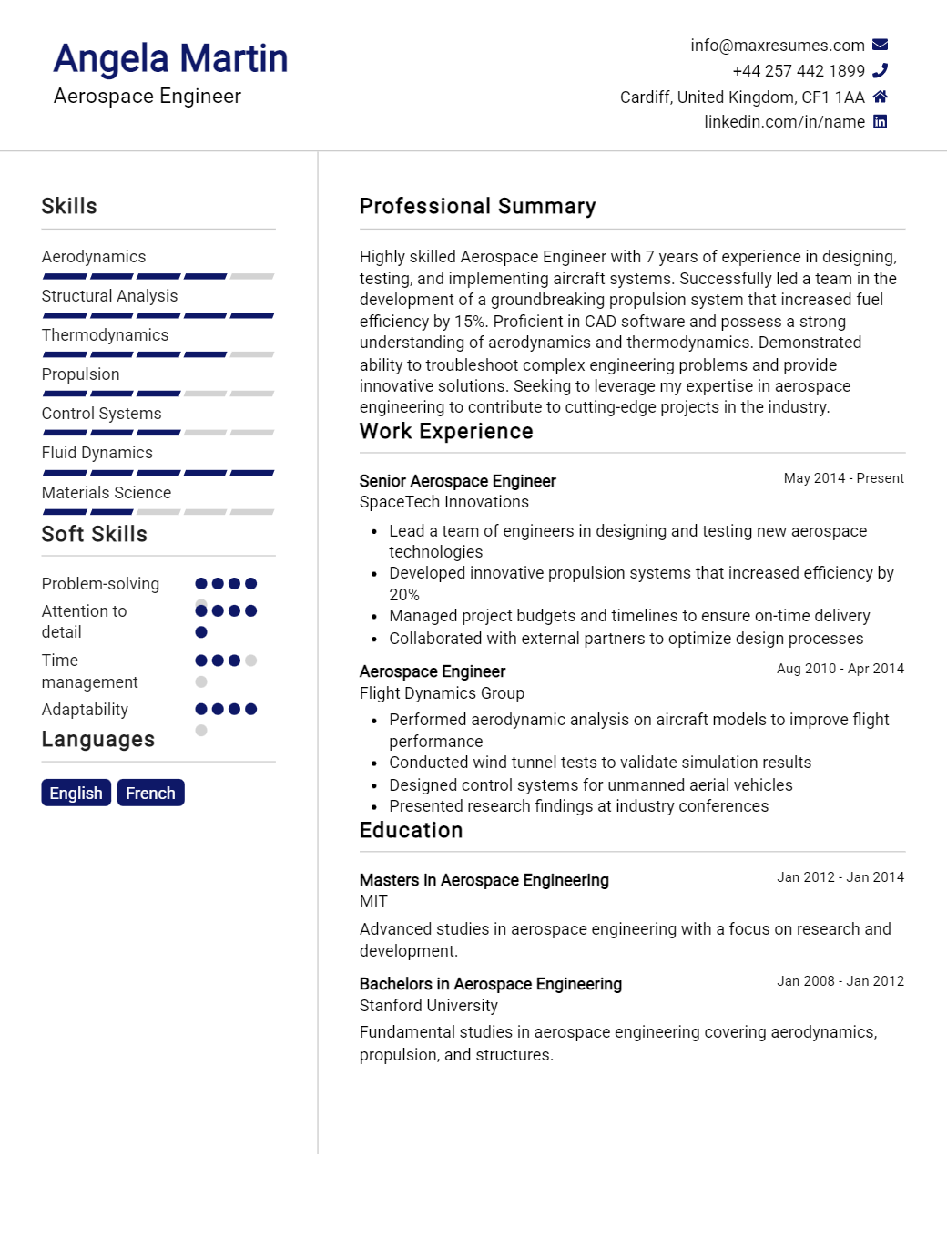 aerospace-engineer-resume-sample