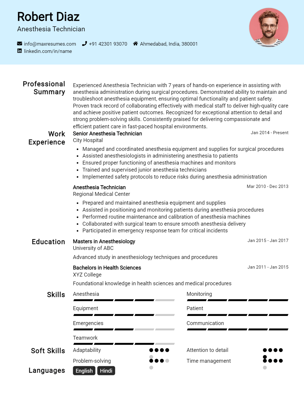 anesthesia-technician-resume-sample