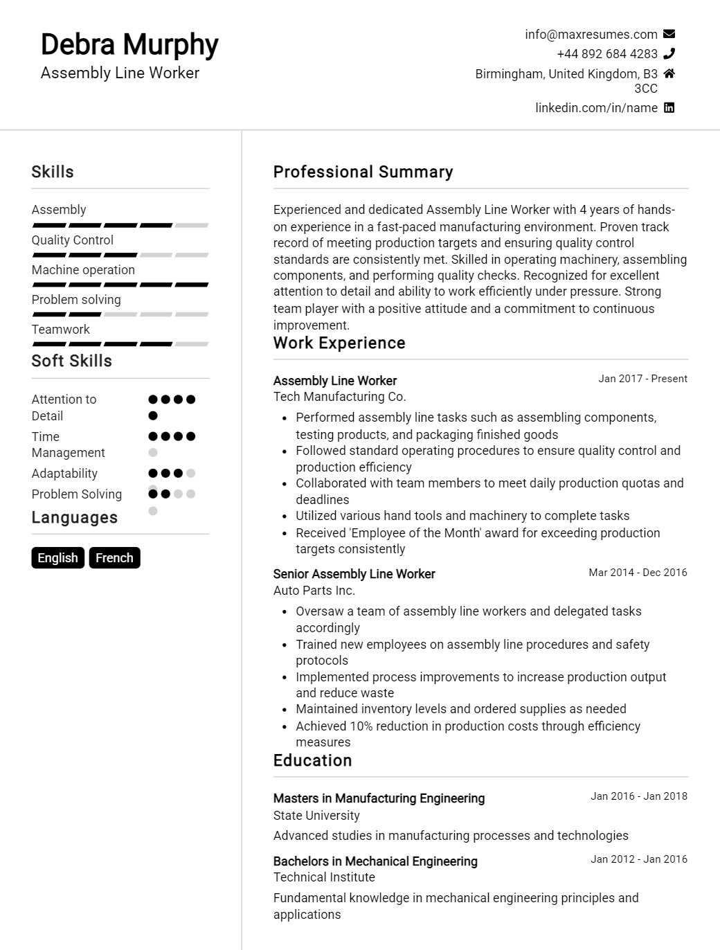 assembly-line-worker-resume-sample