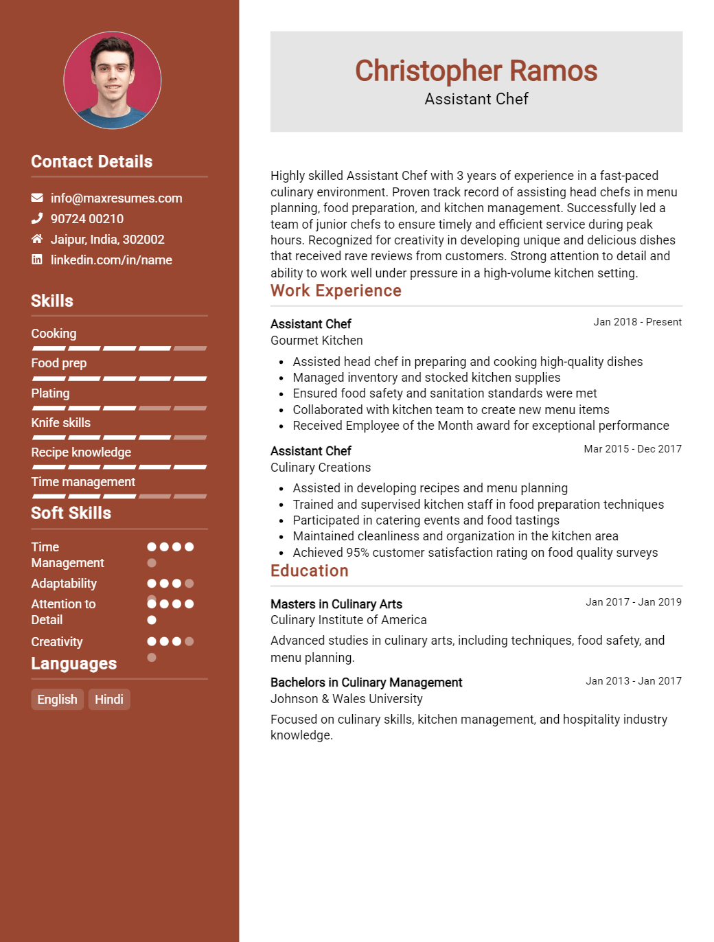 assistant-chef-resume-sample