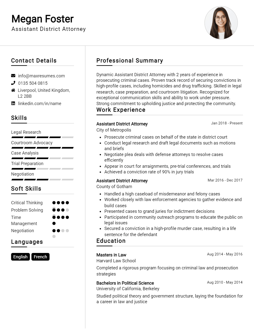 assistant-district-attorney-resume-sample