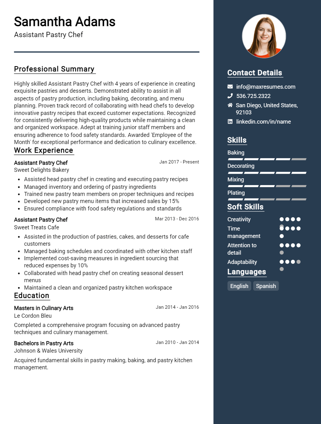 assistant-pastry-chef-resume-sample