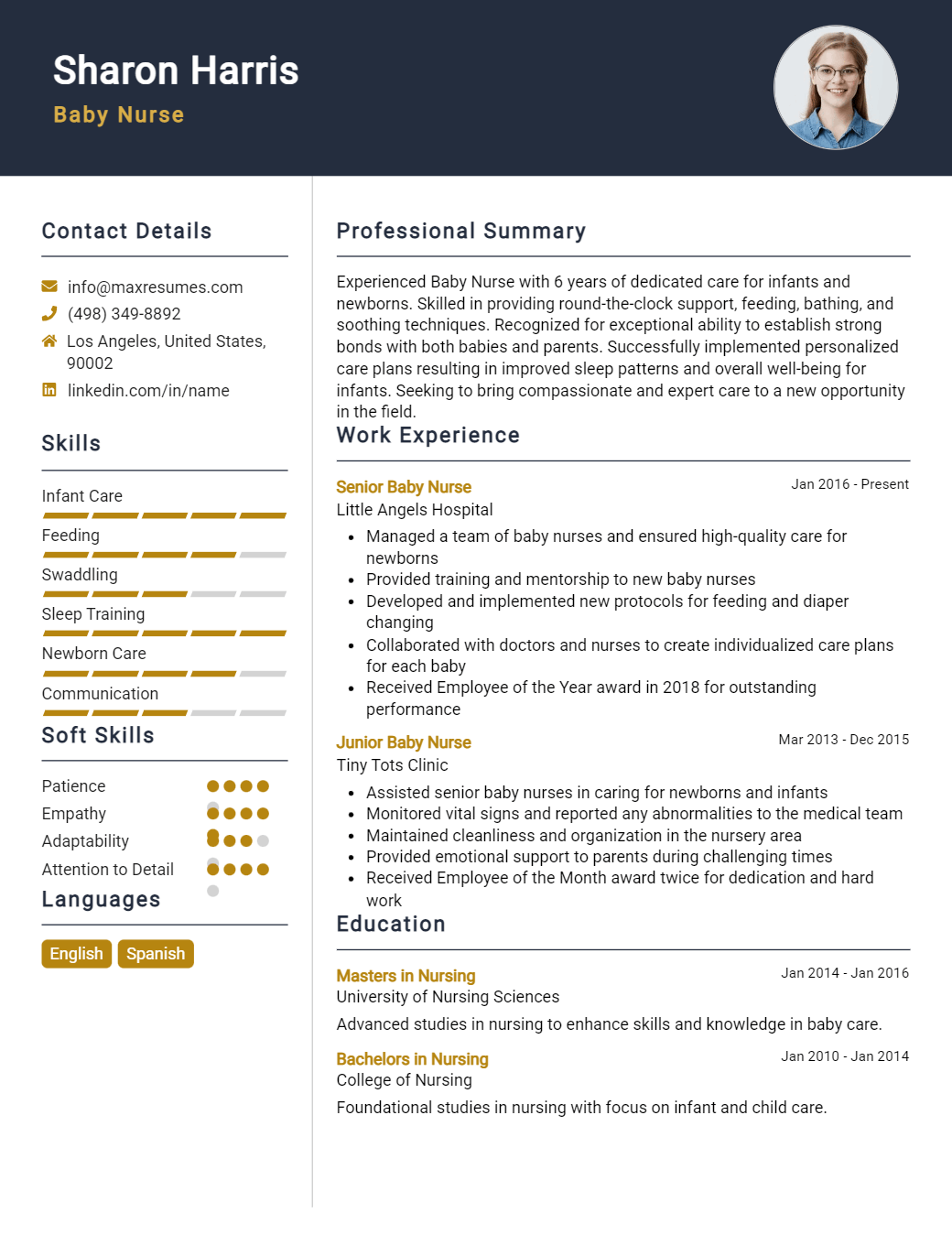 baby-nurse-resume-sample