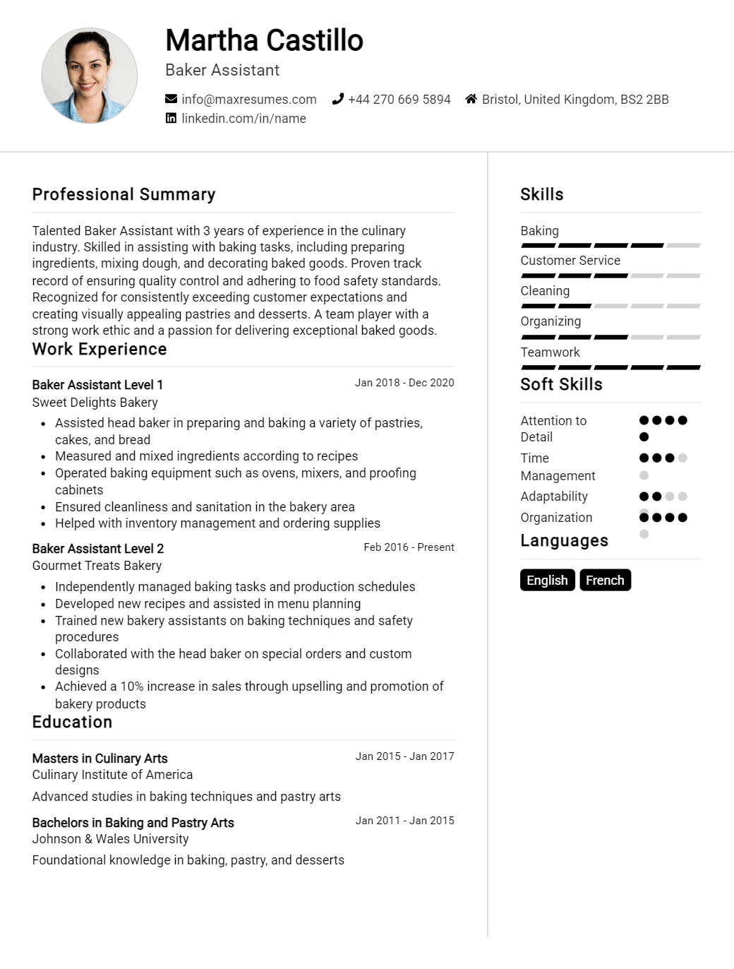 baker-assistant-resume-sample