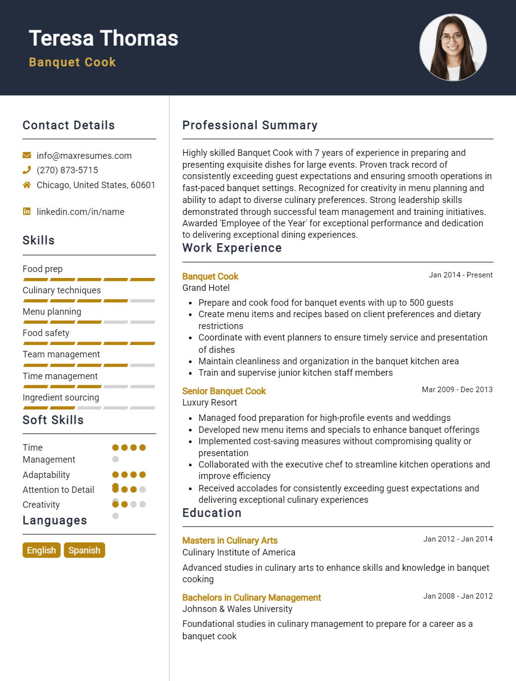 banquet-cook-resume-sample