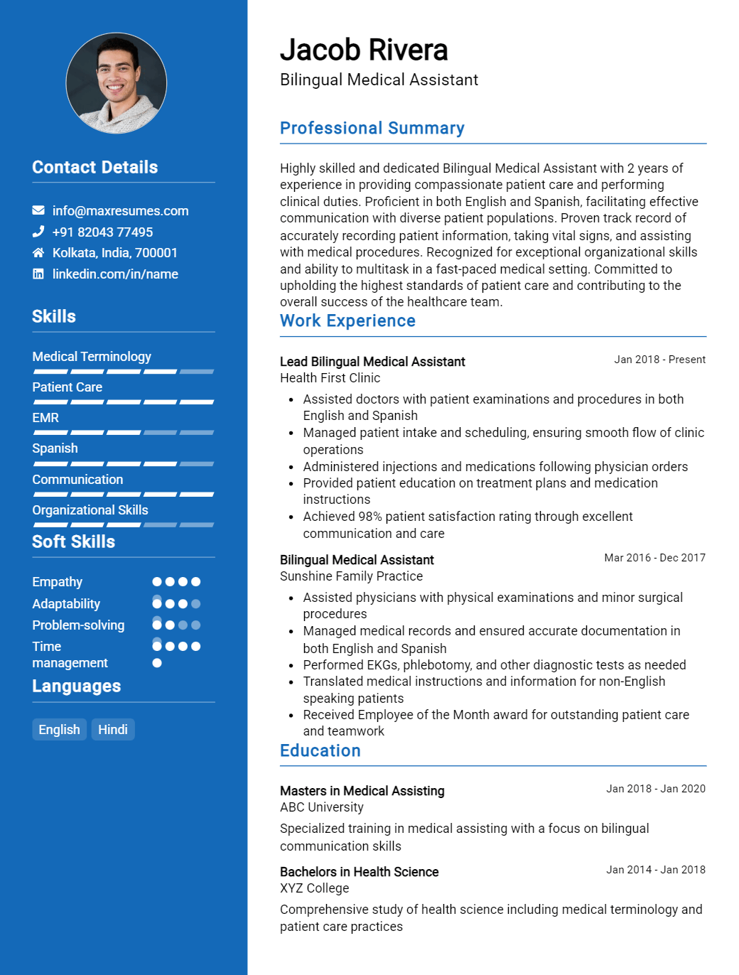 bilingual-medical-assistant-resume-sample