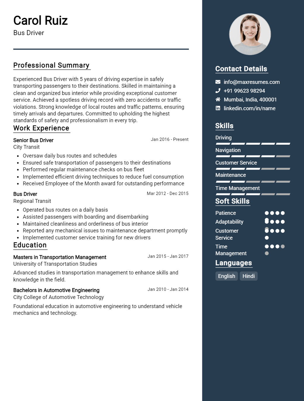 bus-driver-resume-sample