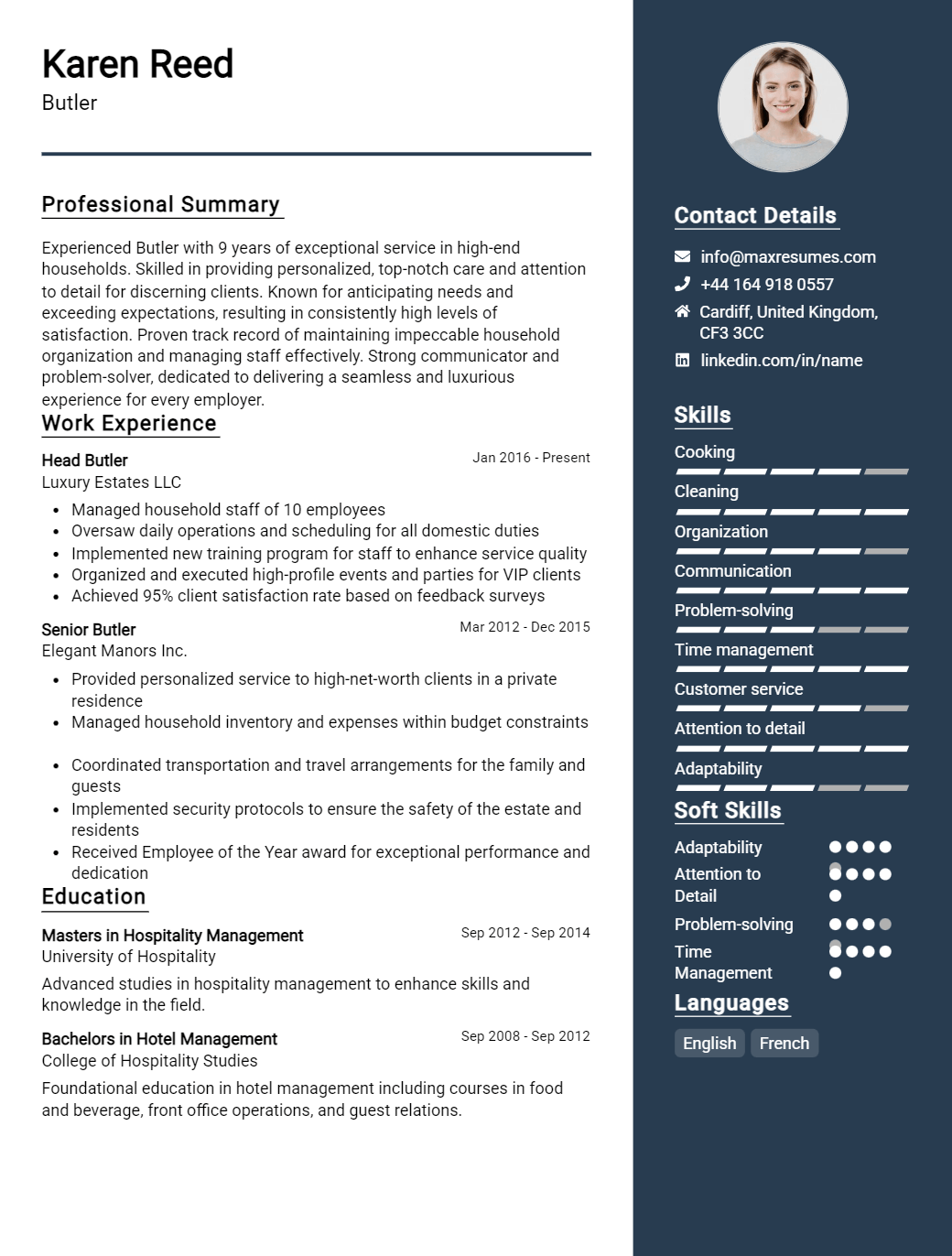 butler-resume-sample