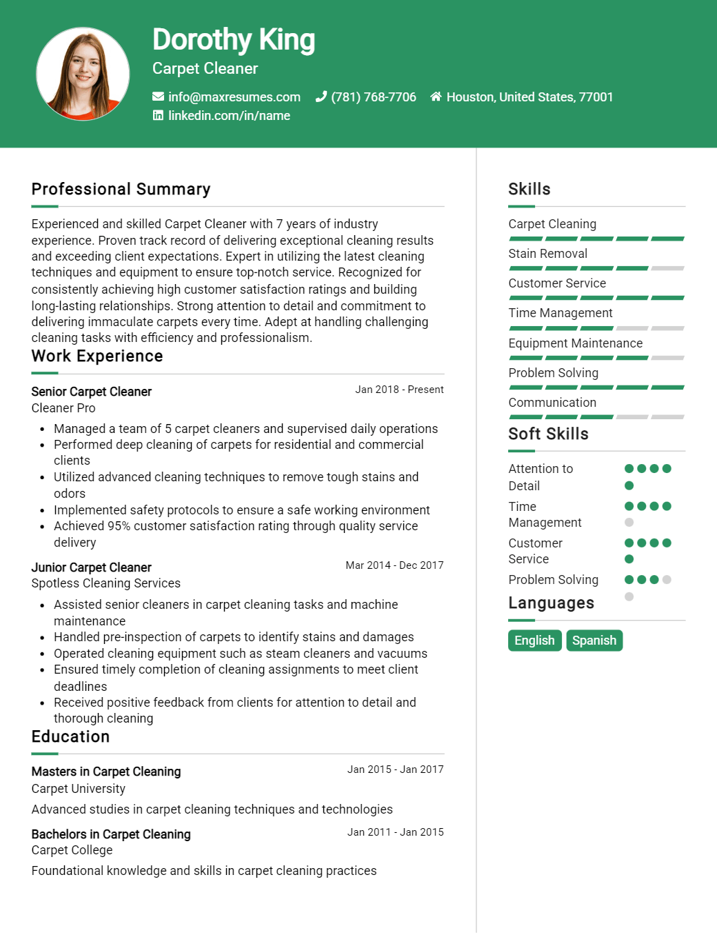 carpet-cleaner-resume-sample
