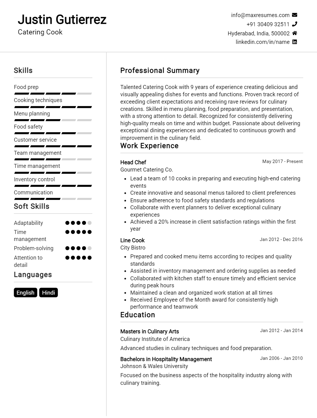 catering-cook-resume-sample
