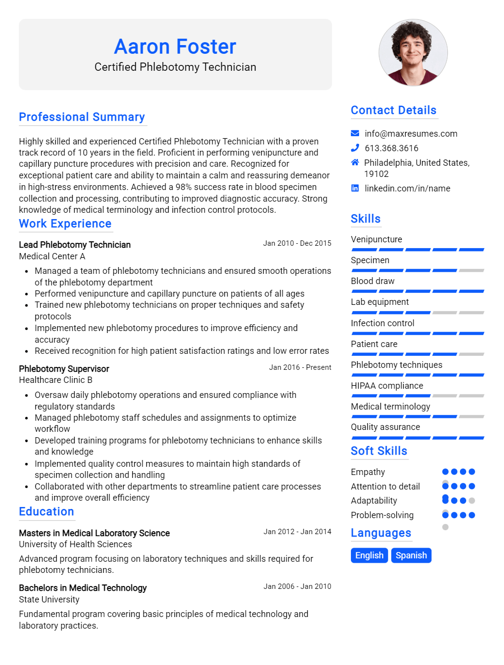certified-phlebotomy-technician-resume-sample