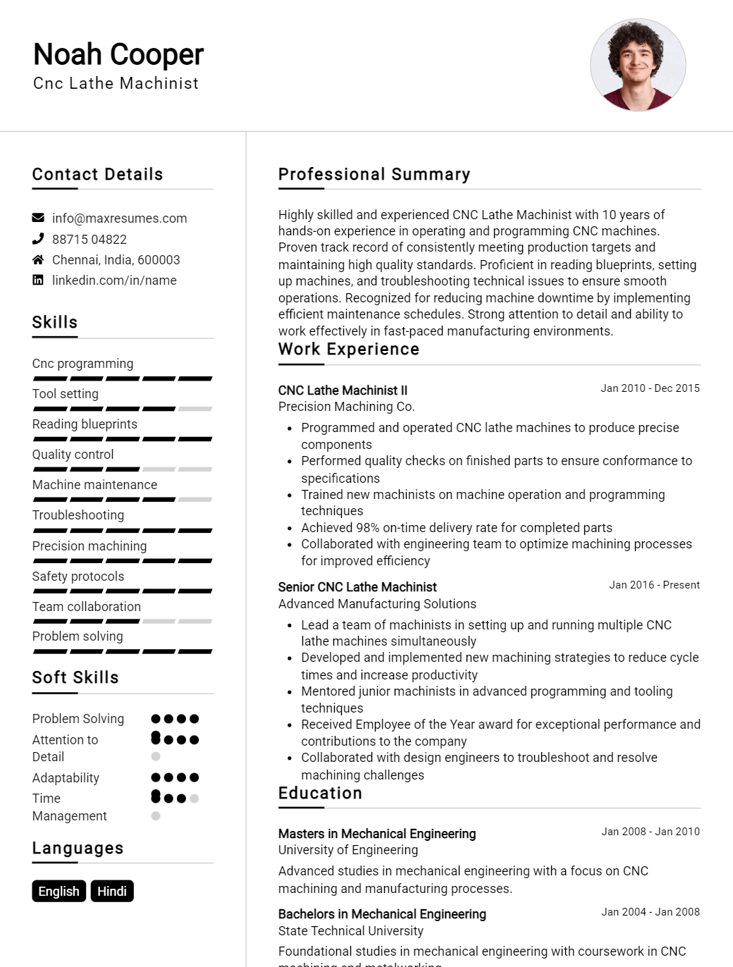 cnc-lathe-machinist-resume-sample