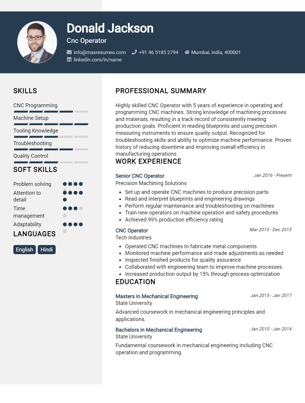 cnc-operator-resume-sample