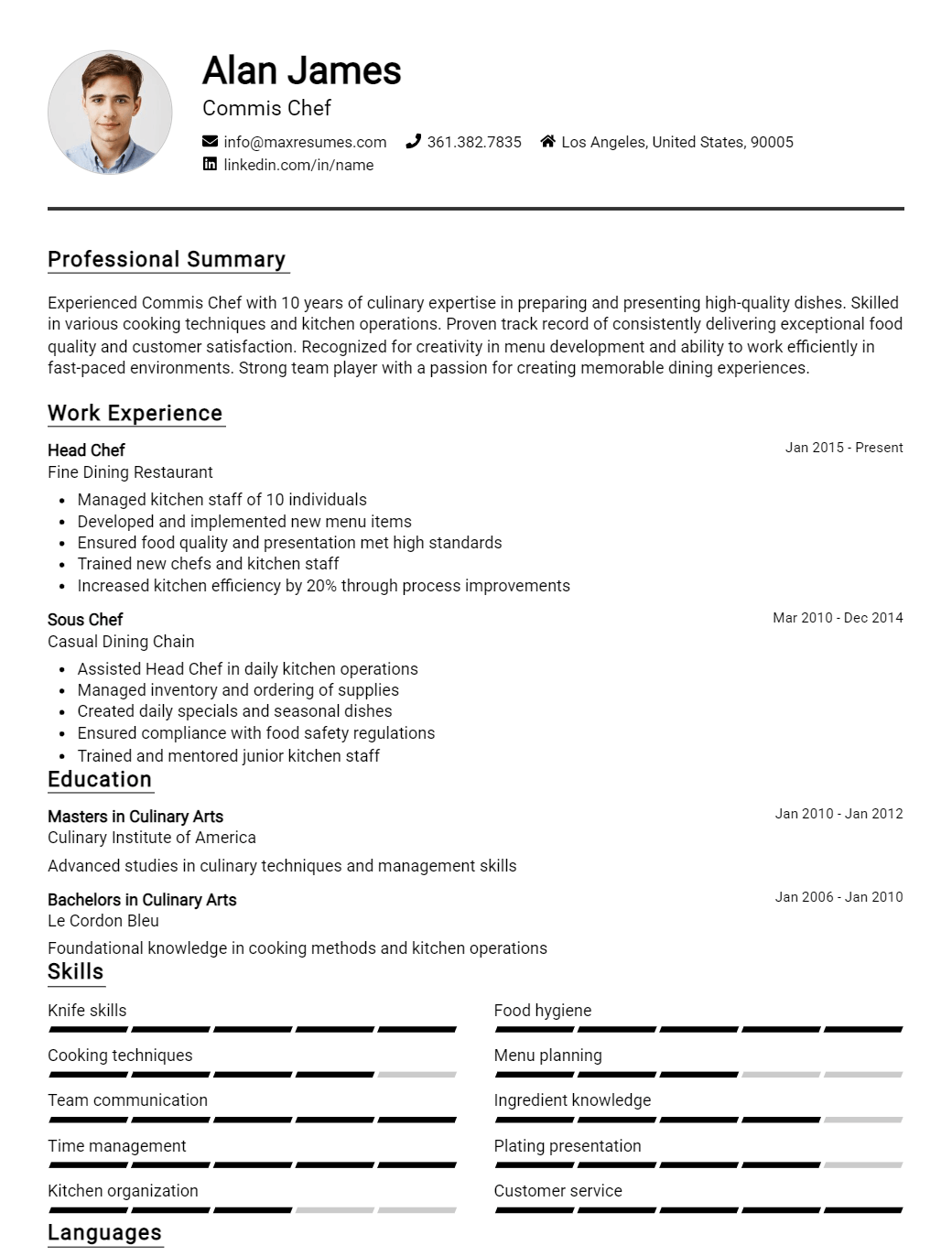 commis-chef-resume-sample