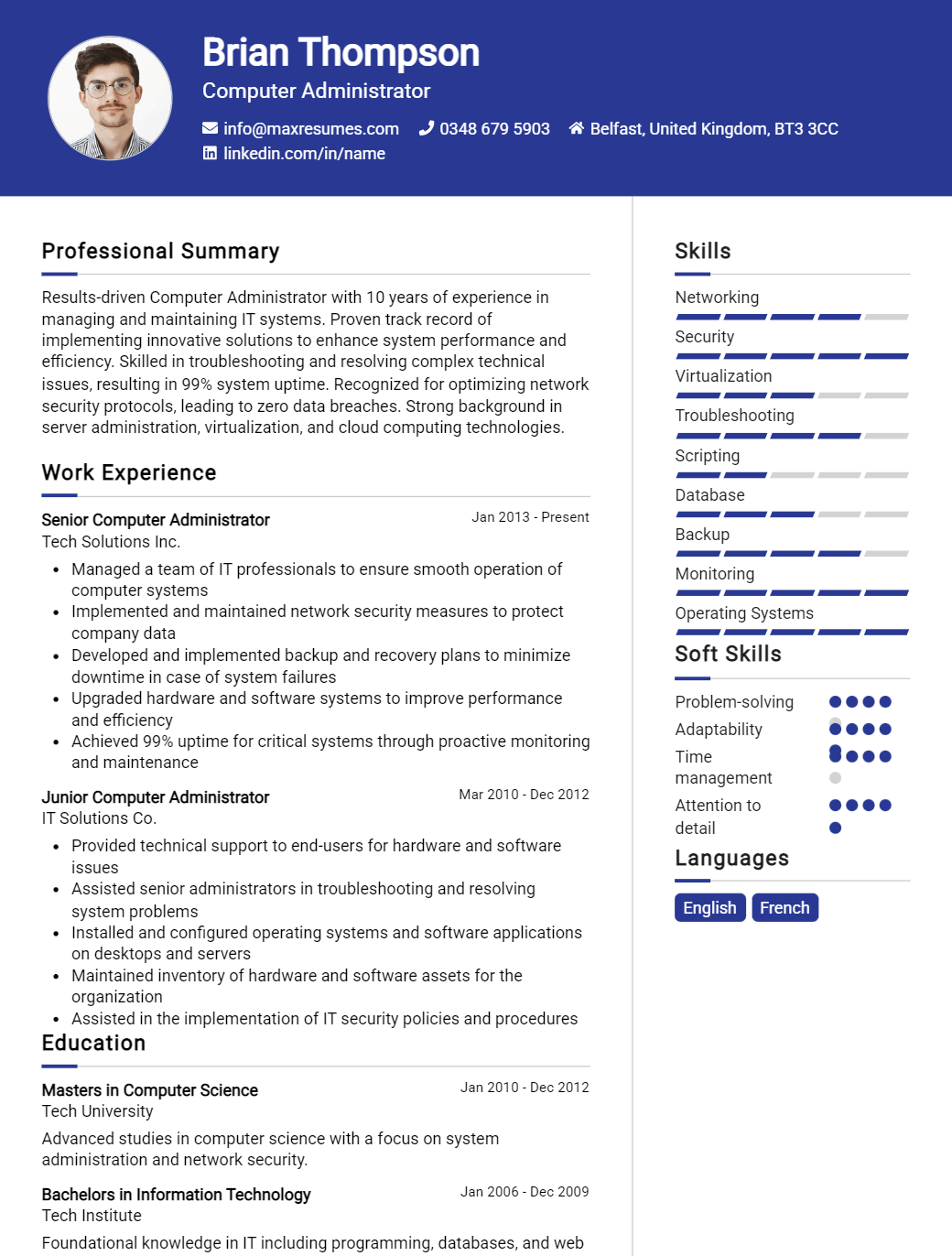 computer-administrator-resume-sample