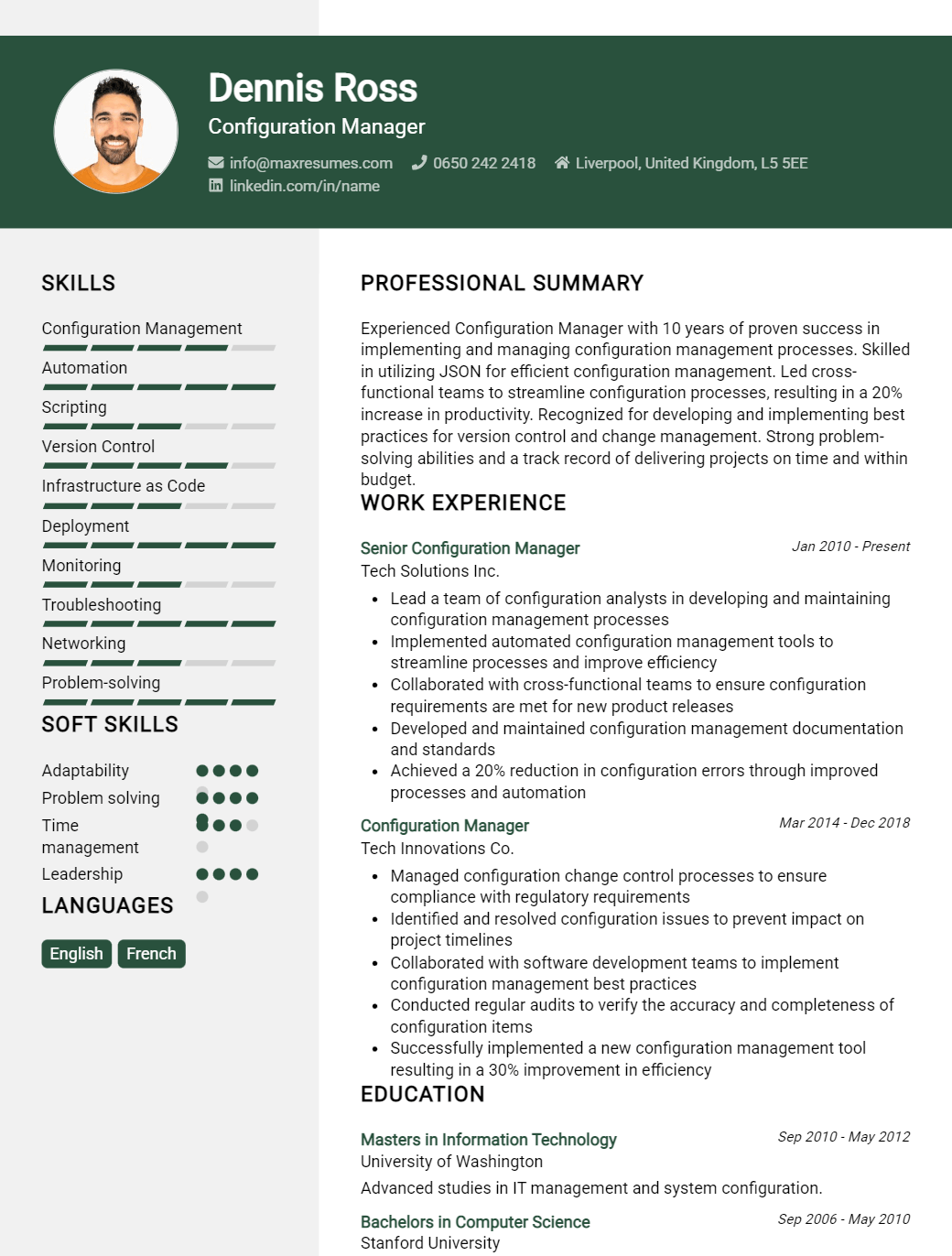 configuration-manager-resume-sample