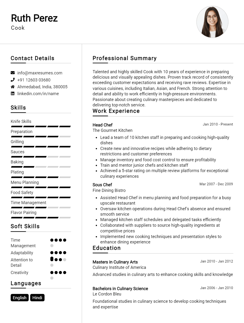 cook-resume-sample