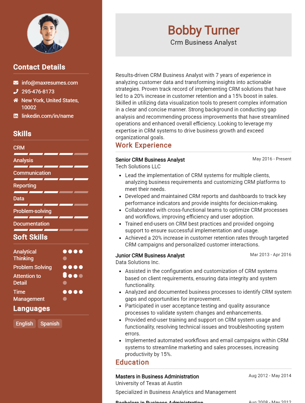 crm-business-analyst-resume-sample