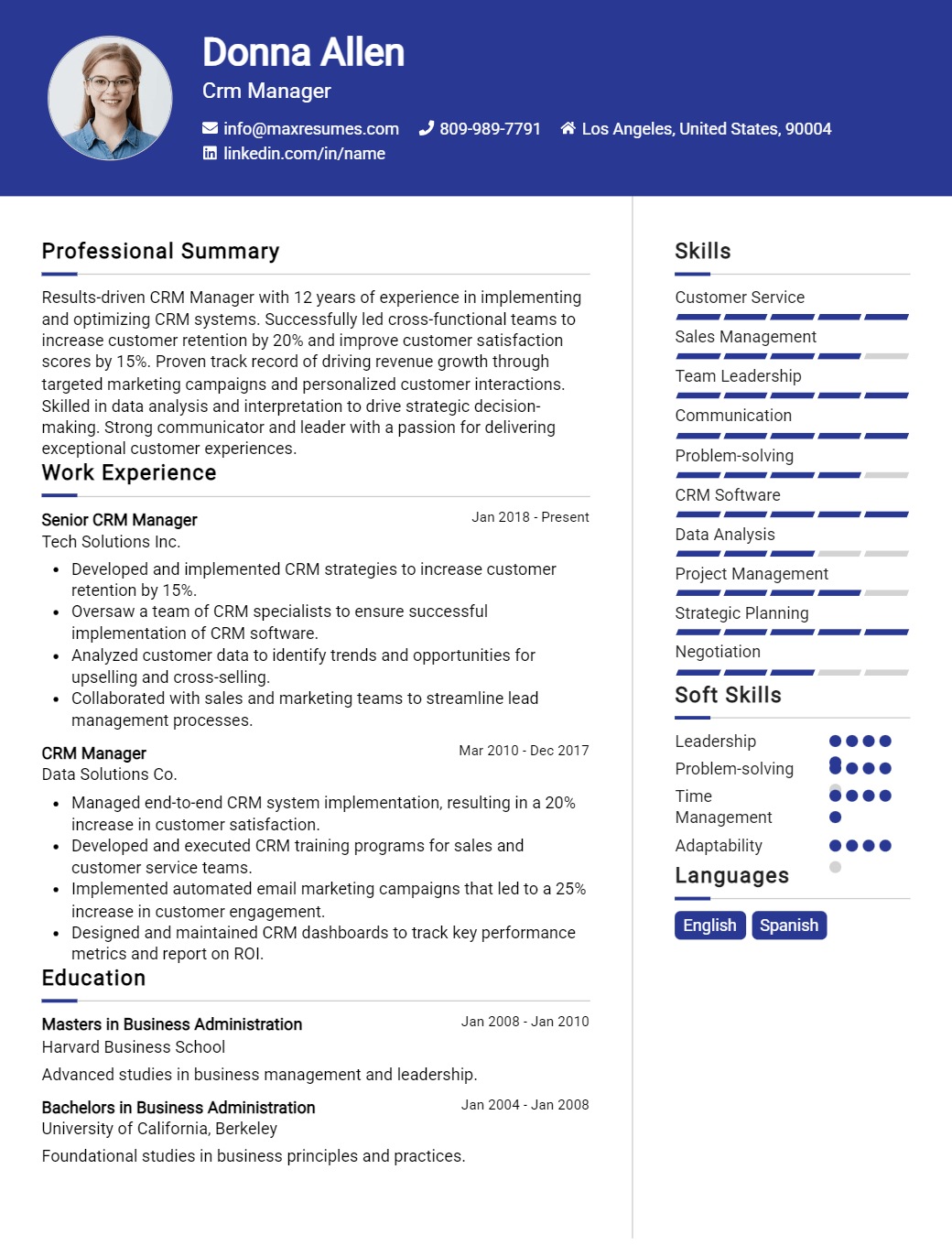 crm-manager-resume-sample