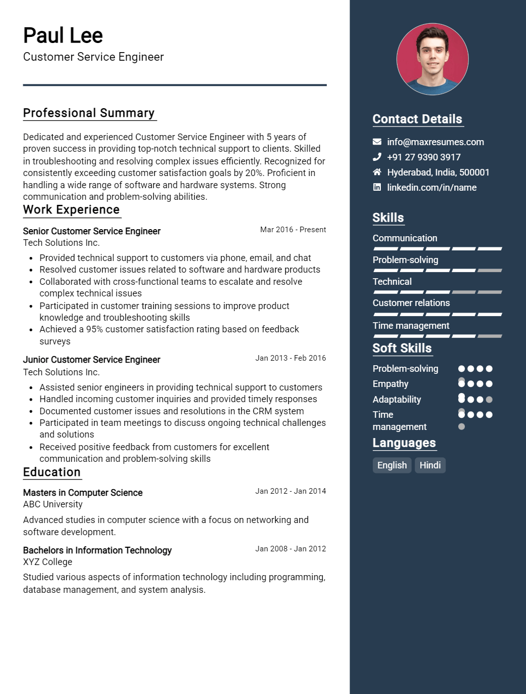 engineer-resume-sample