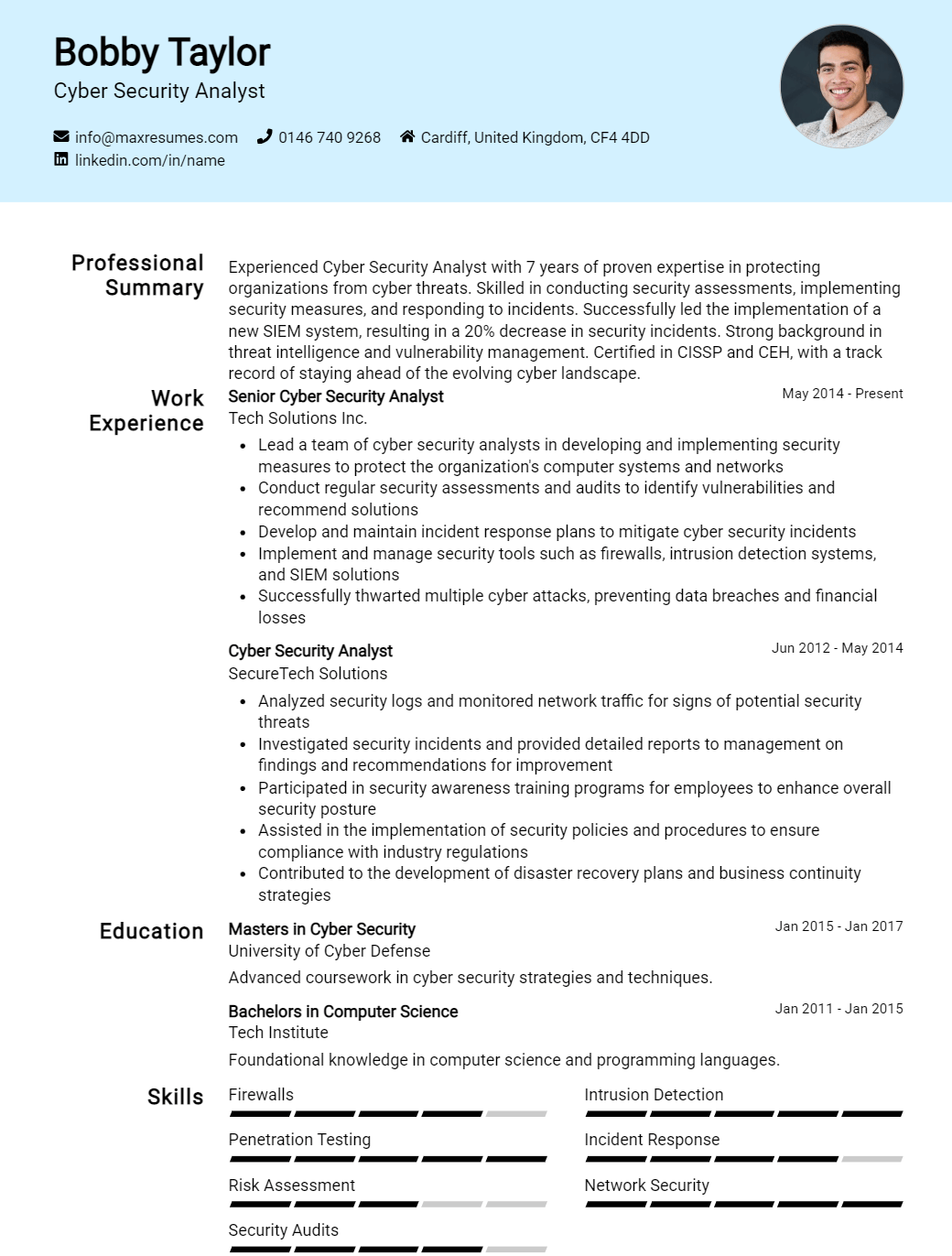 cyber-security-analyst-resume-sample