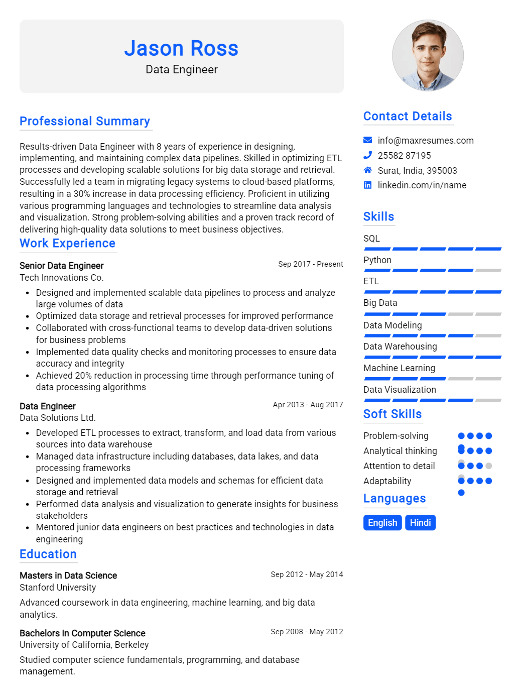 data-engineer-resume-sample