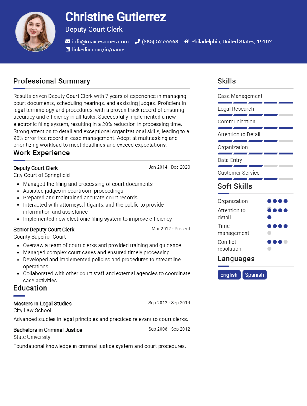 deputy-court-clerk-resume-sample