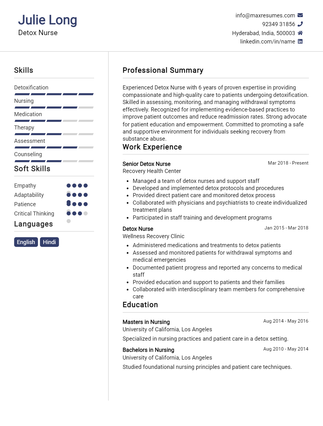 detox-nurse-resume-sample