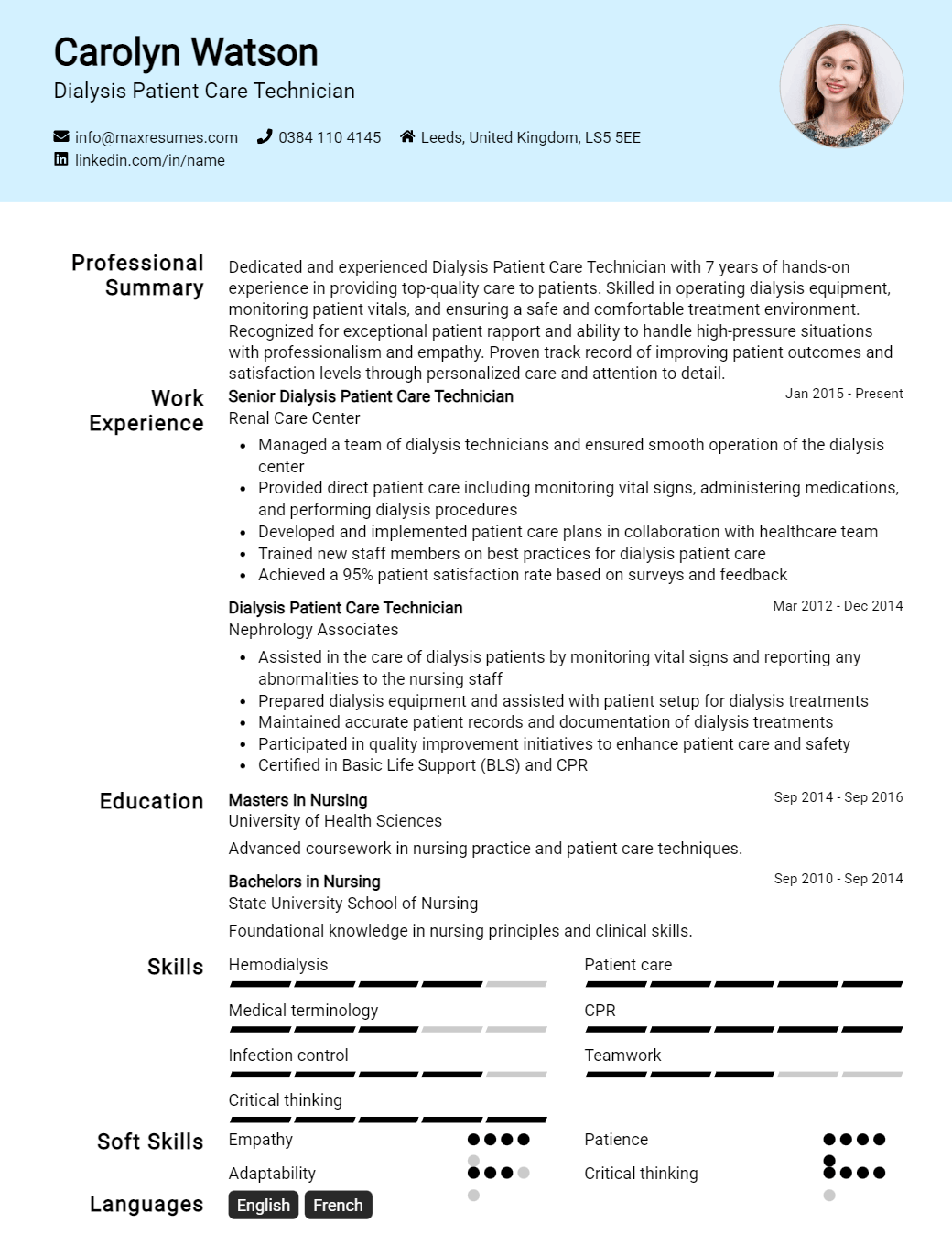 dialysis-patient-care-technician-resume-sample