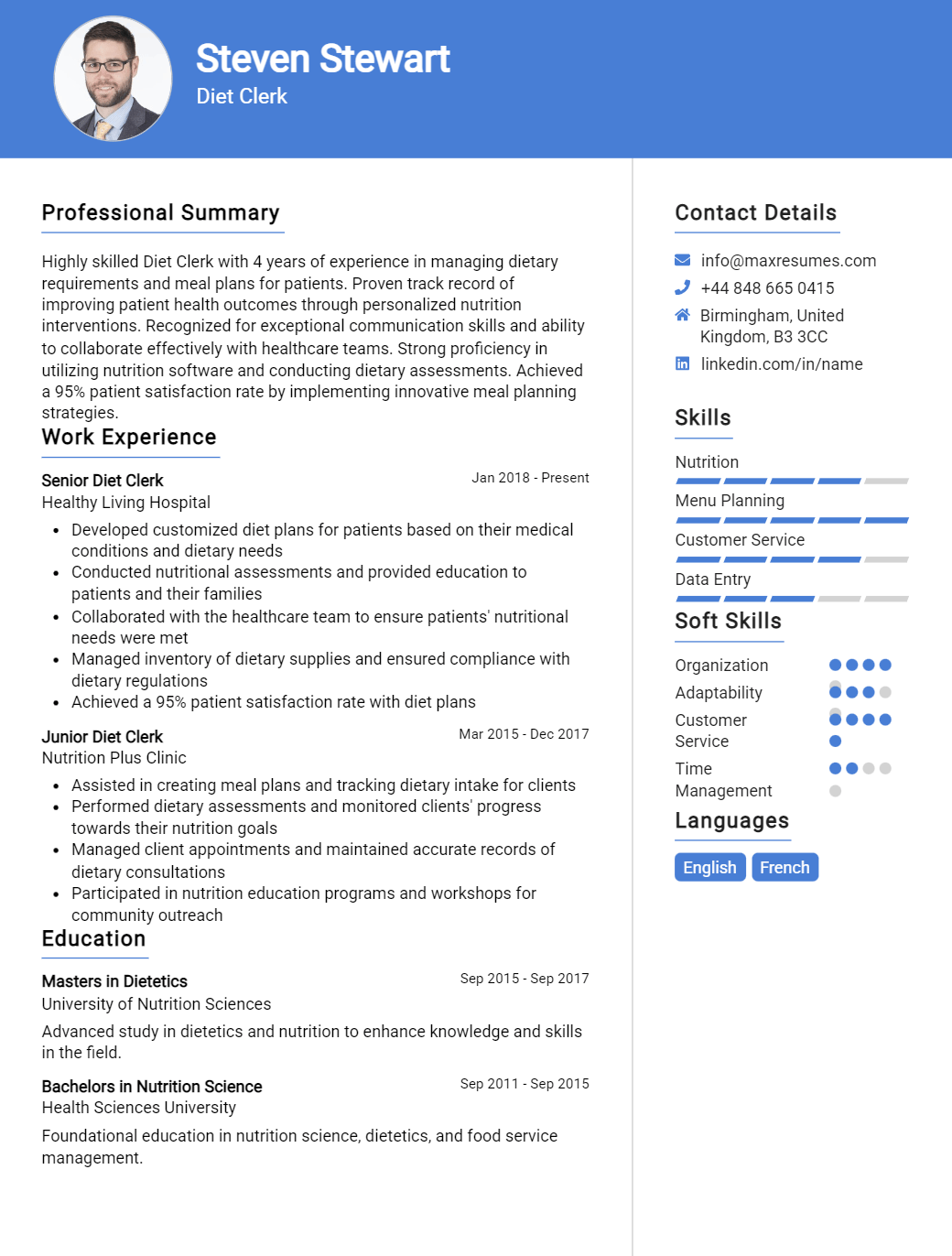 diet-clerk-resume-sample
