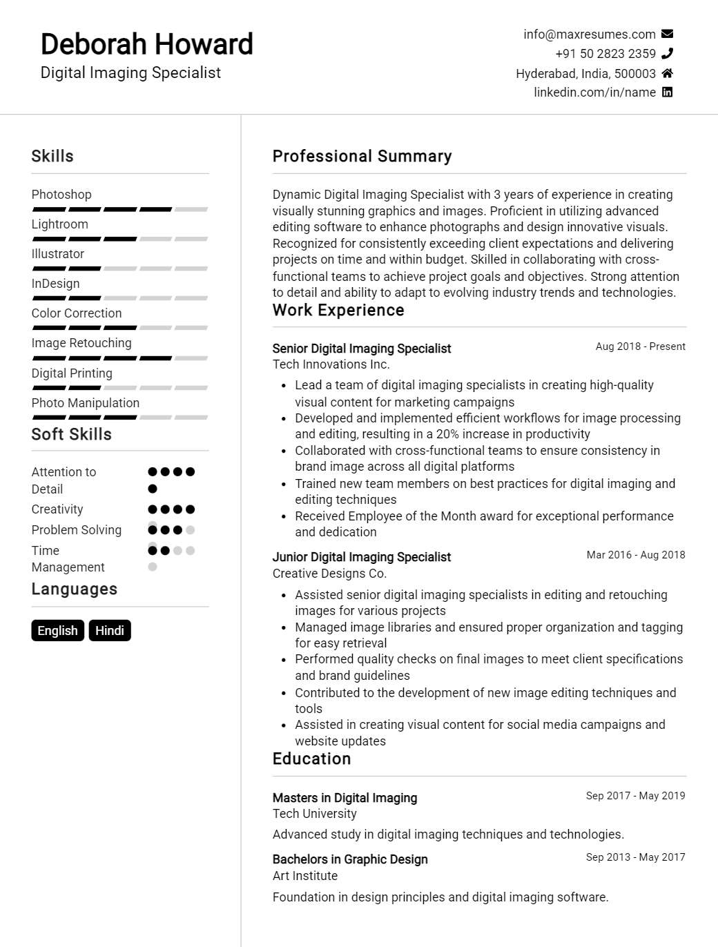 digital-imaging-specialist-resume-sample