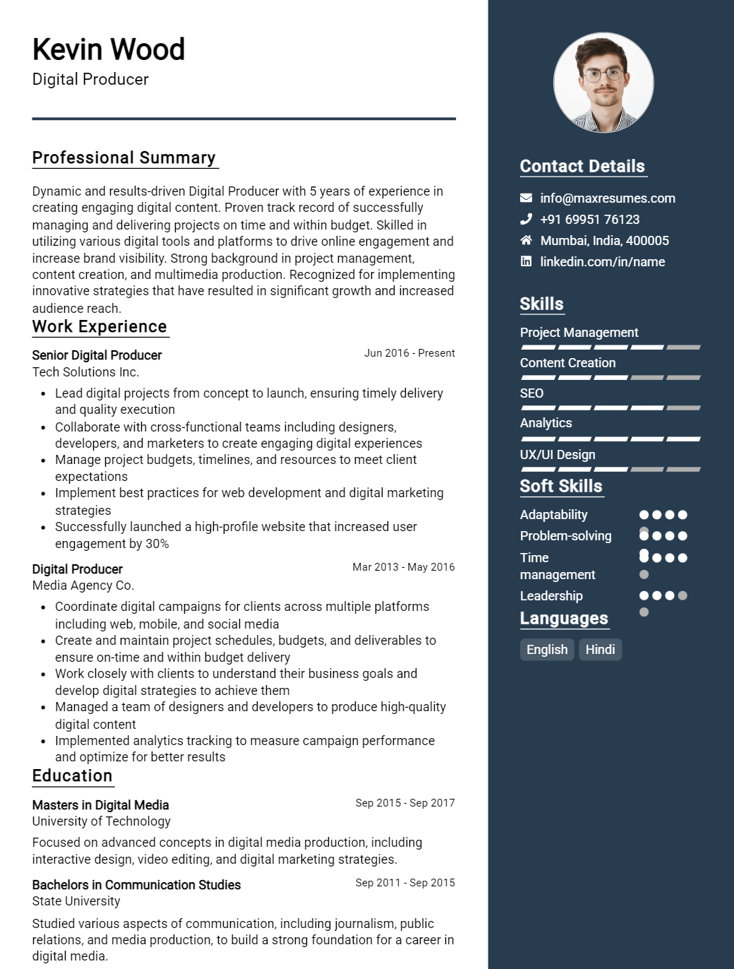 digital-producer-resume-sample