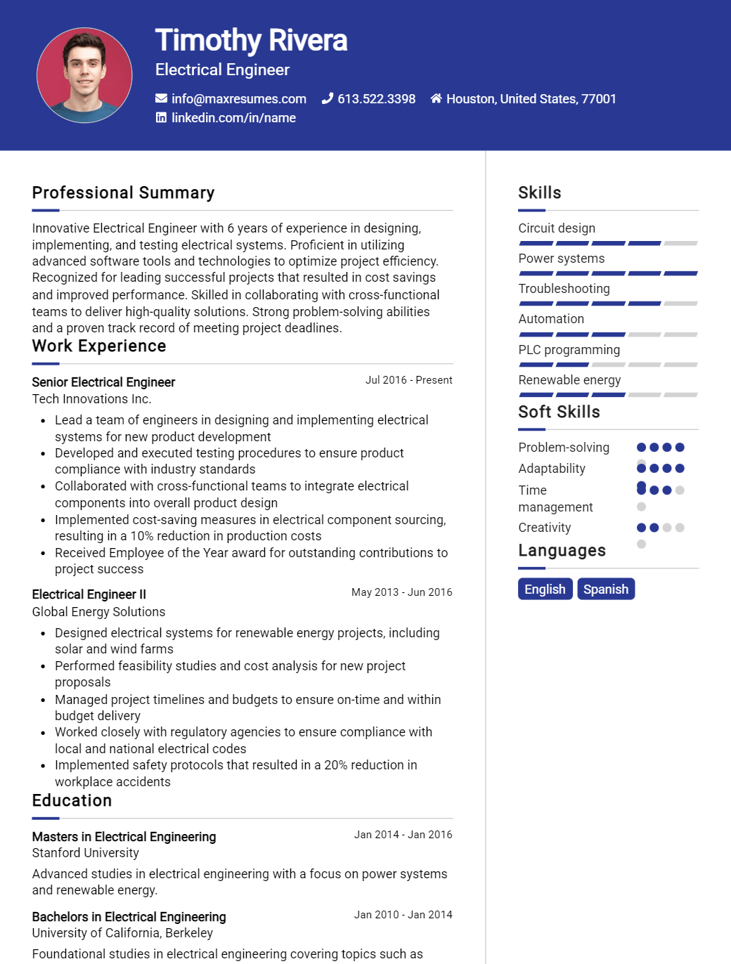 electrical-engineer-resume-sample