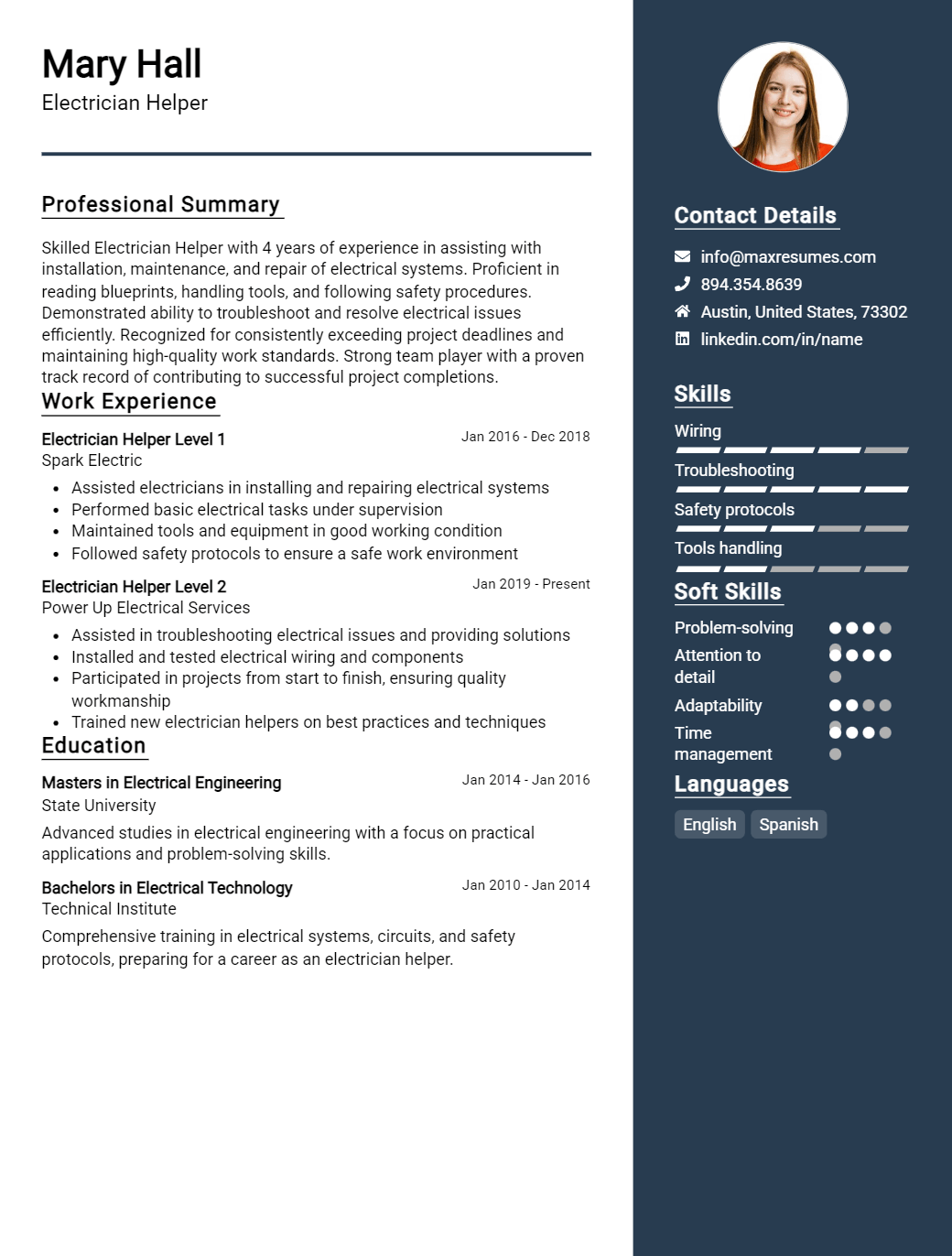 electrician-helper-resume-sample