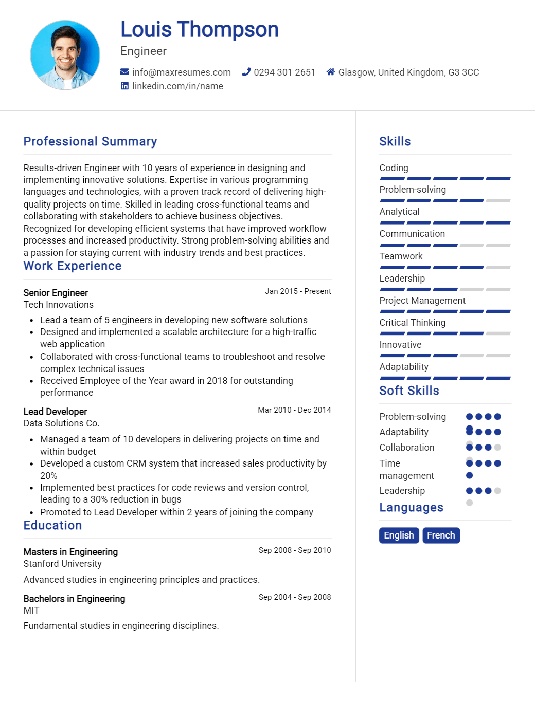 engineer-resume-sample
