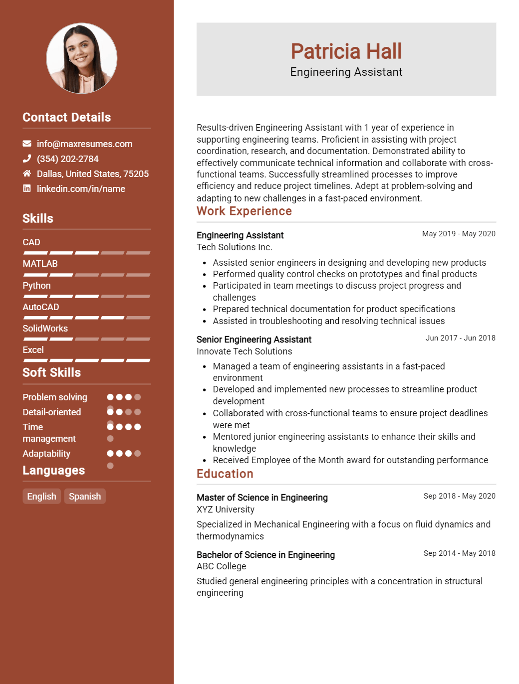 assistant-resume-sample