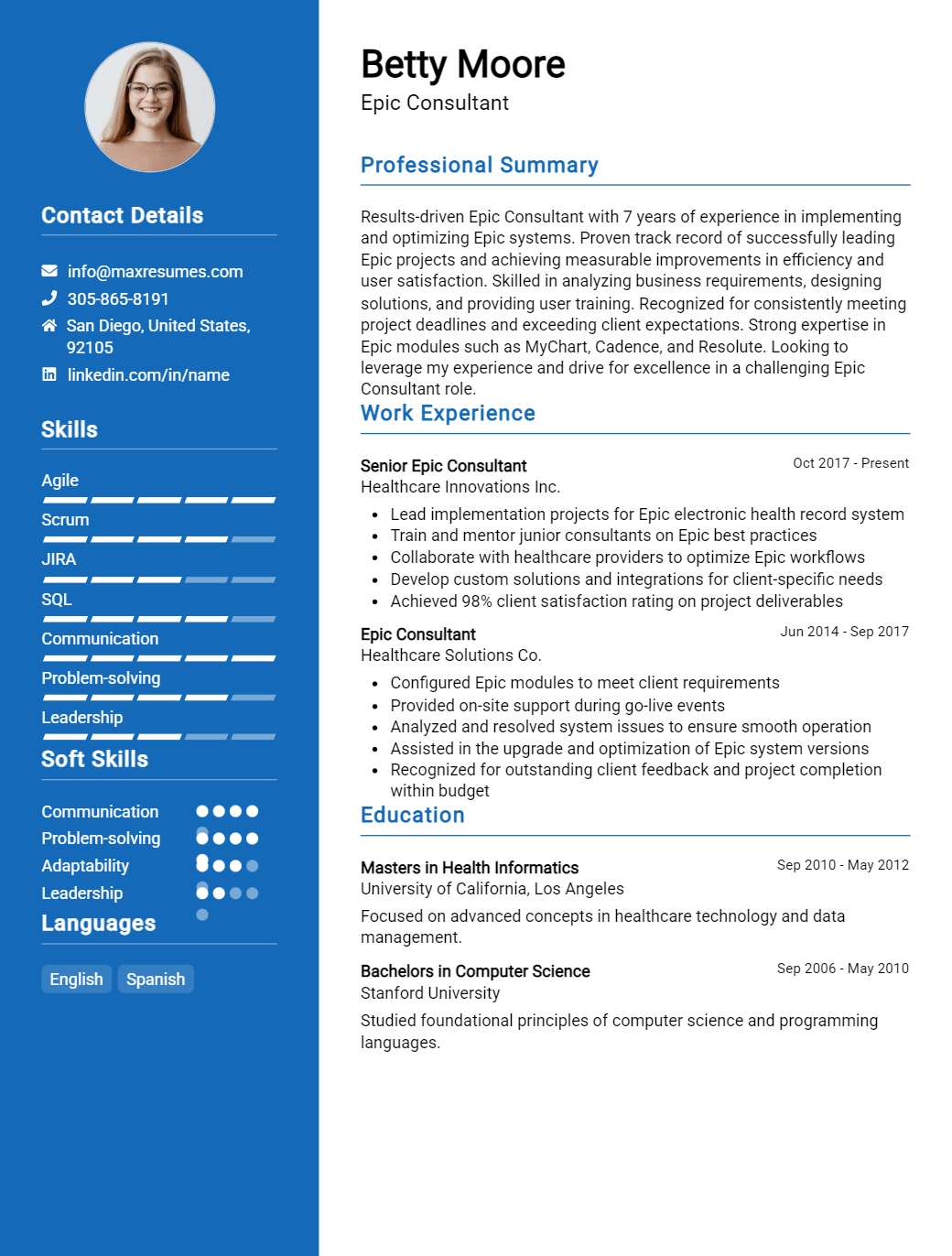 epic-consultant-resume-sample